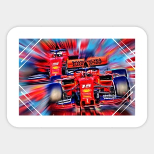 Leclerc - Vettel Sticker